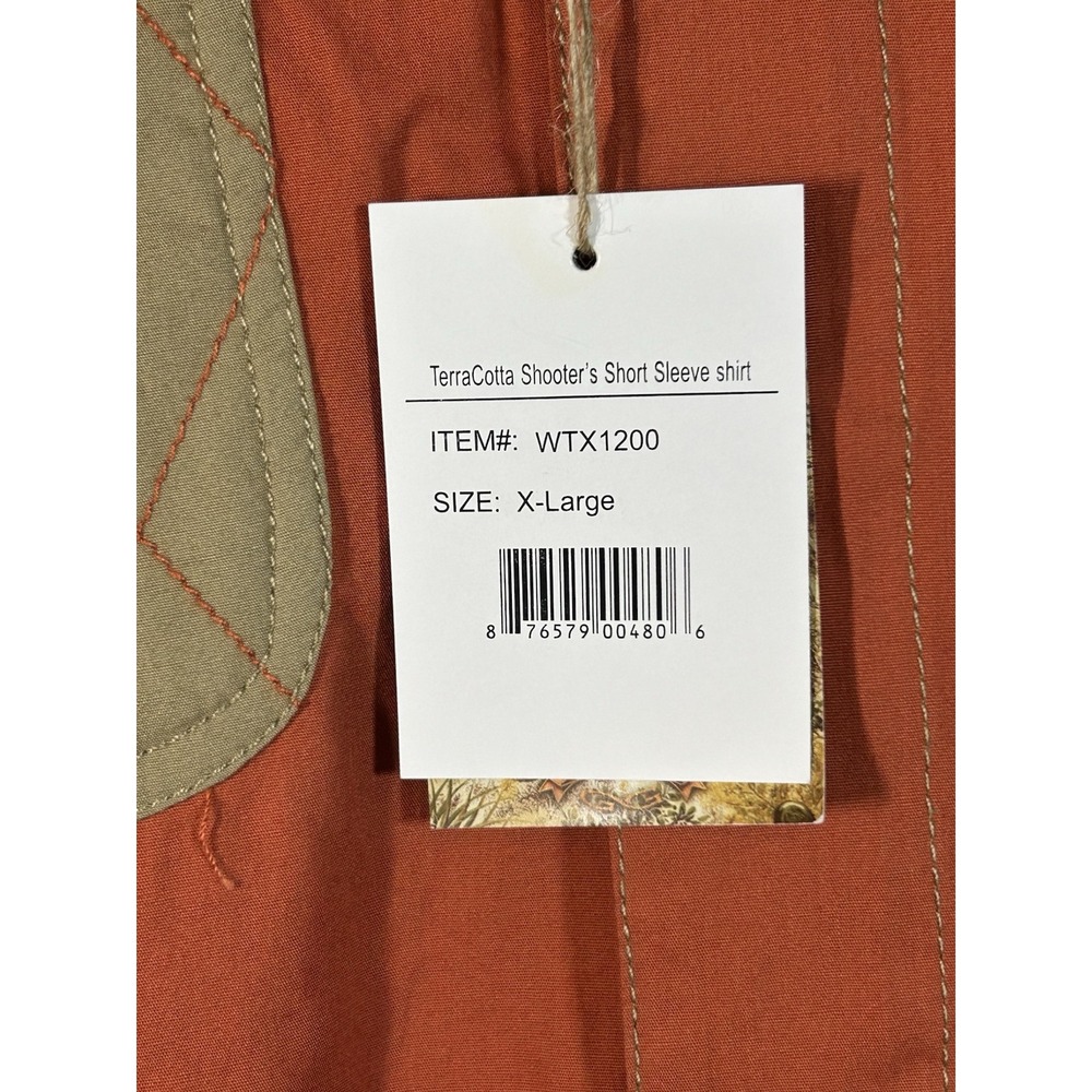Game Guard Competition Shooter Shirt Mens XL Button Down Terra Cotta Hunting - Picture 6 of 11